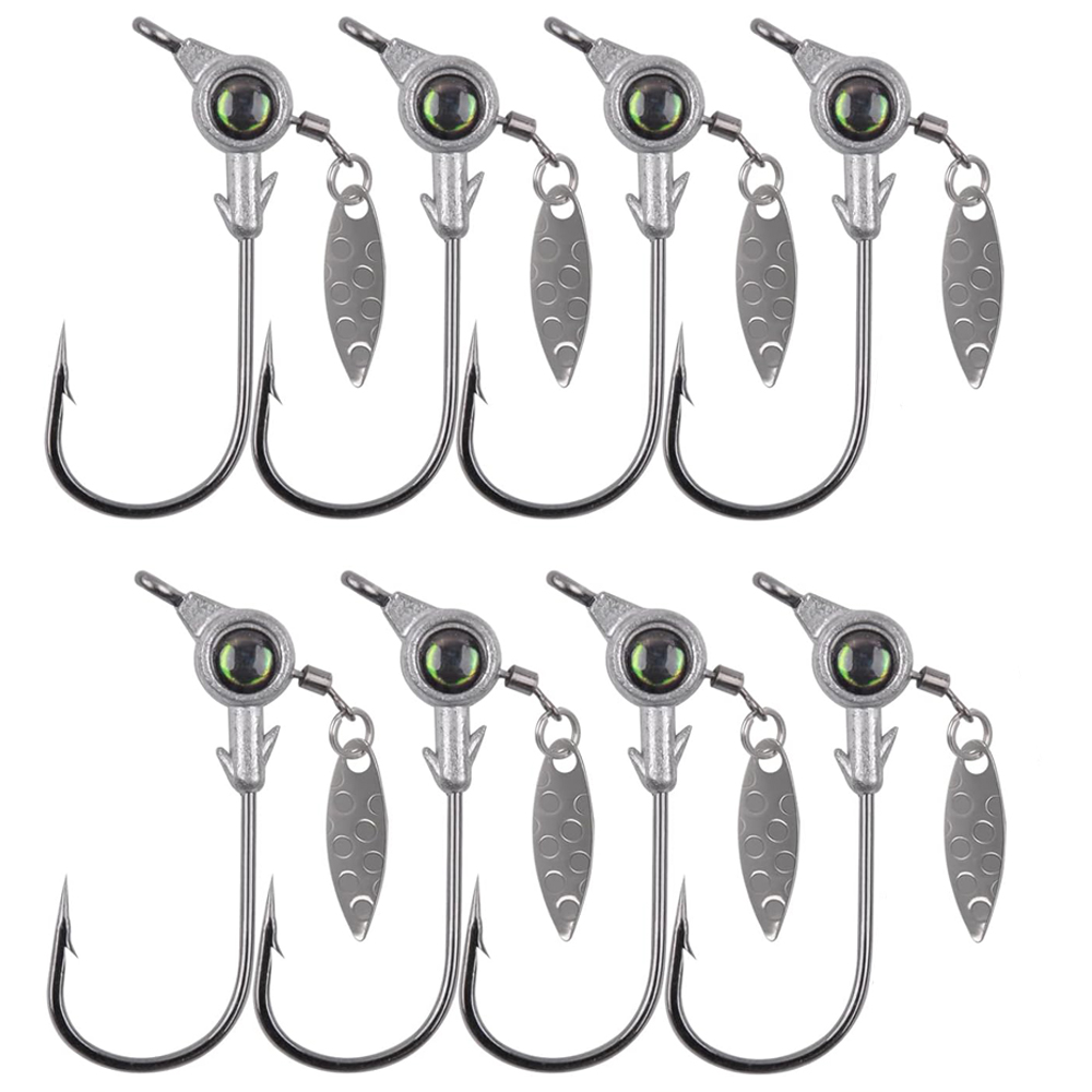 Fishing Hook Size - 8 sztuk haczyki wędkarskie z główką