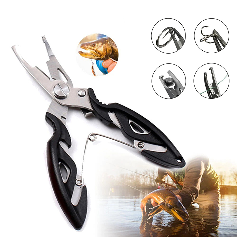 Fishing Hook Remover - Wielofunkcyjne zakrzywione szczypce wędkarskie nożyce do