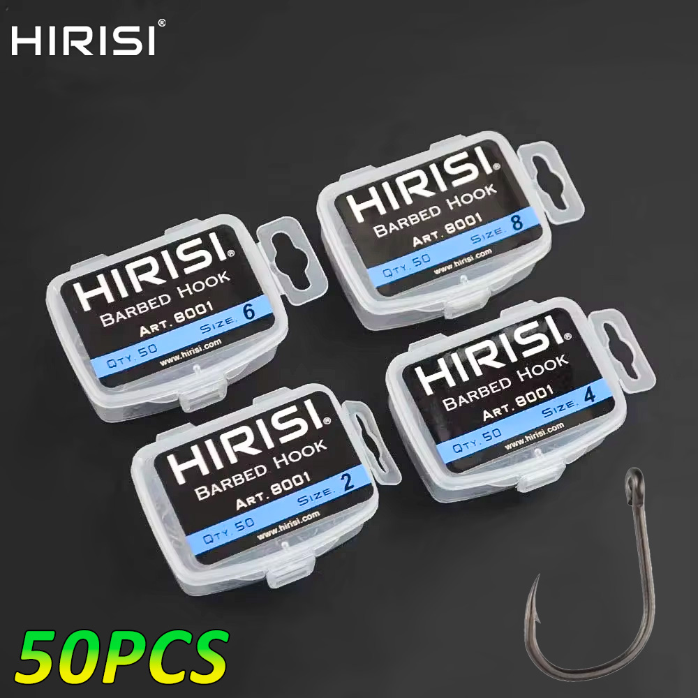 Fishing Hook Assortment - Hirisi 50 szt. Haczyki karpiowe z