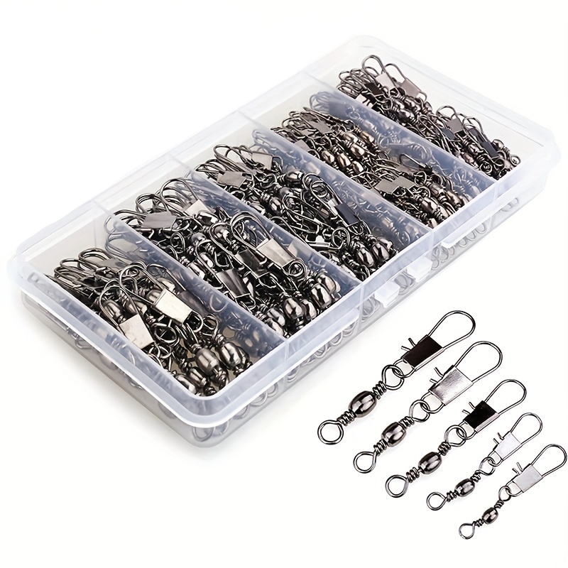 Fishing Hook Offset - 50/200 szt. Krętliki z agrafką w