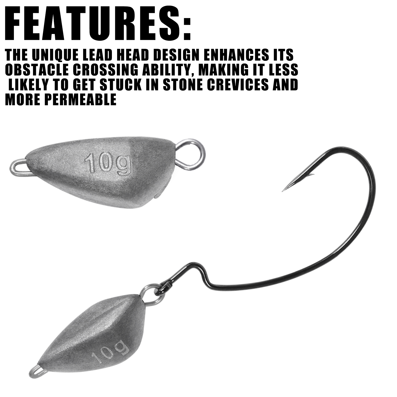SAMOLLA 5 szt. Waga wędkarska  – Fishing Hook Jig recenzja i cena