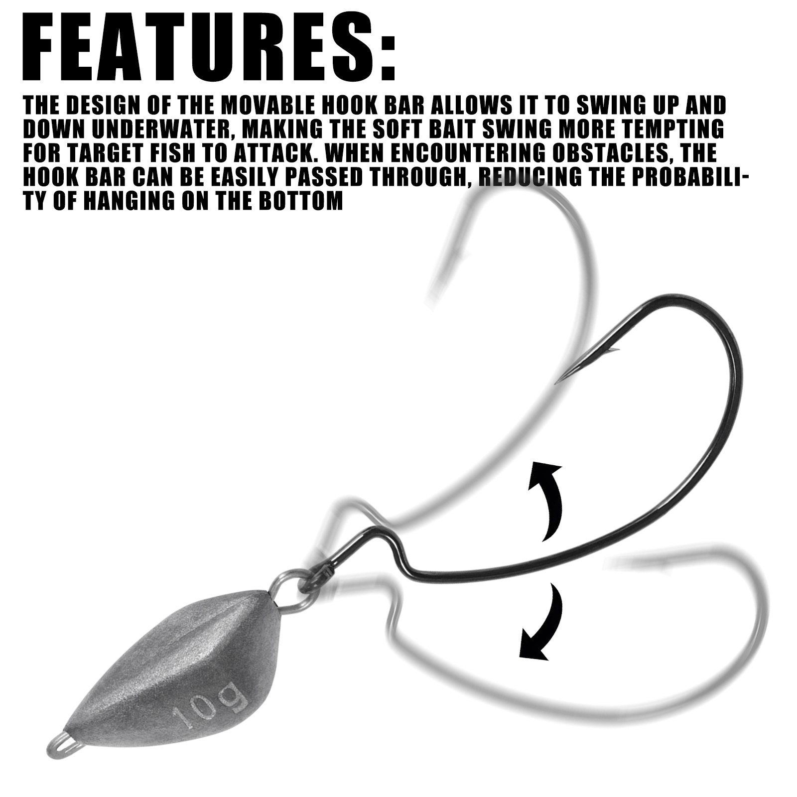 SAMOLLA 5 szt. Waga wędkarska  – Fishing Hook Jig recenzja i cena