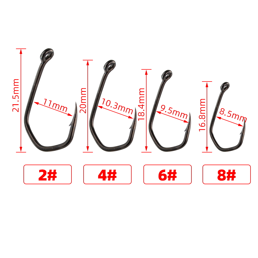 50 sztuk haczyki na ryby karpi – Fishing Hook Assortment recenzja i cena
